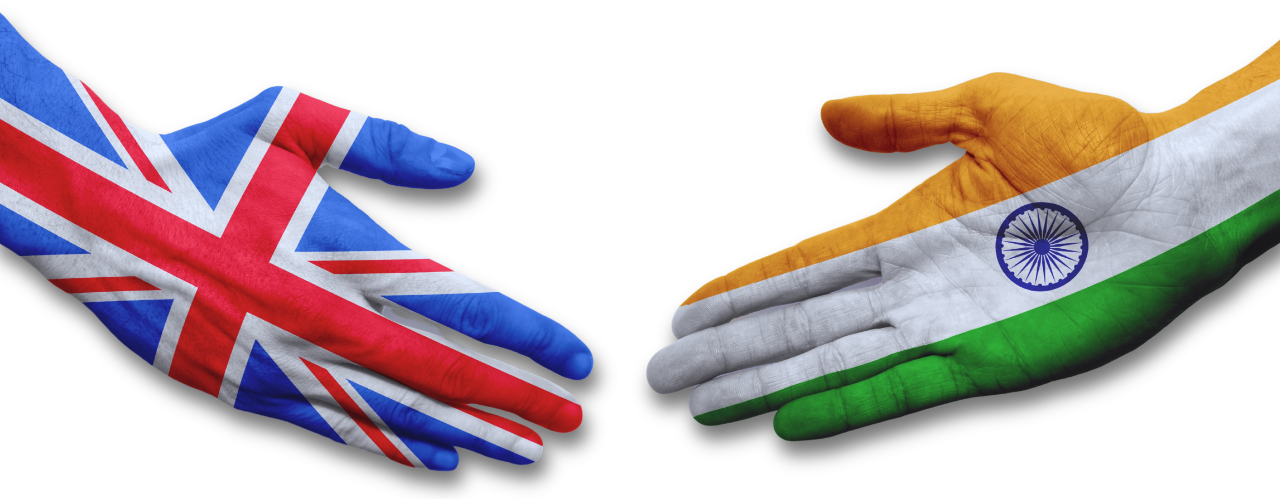India UK Shakes hand on FTA